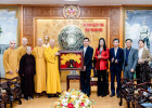 Ban Trị sự GHPGVN tỉnh chúc mừng tân Chủ tịch UBND tỉnh Nguyễn Hoài Anh